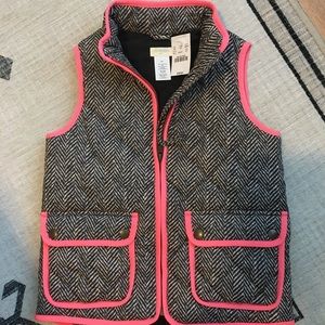 NWT crewcuts poly vest size 6-7